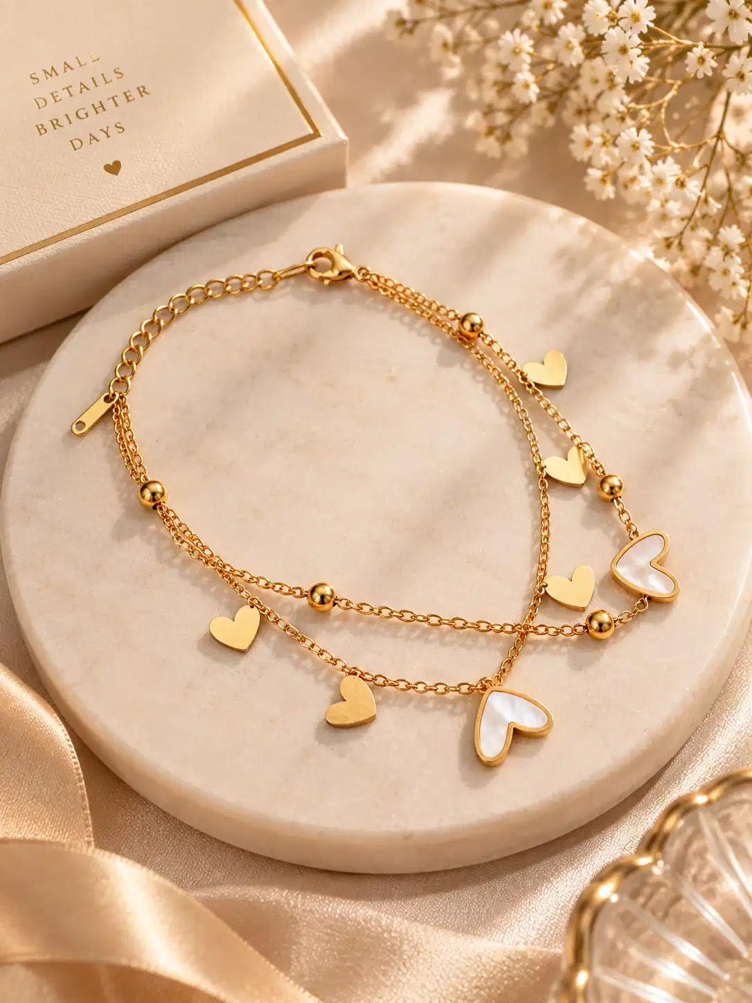amora-ivory-heart-layered-charm-bracelet